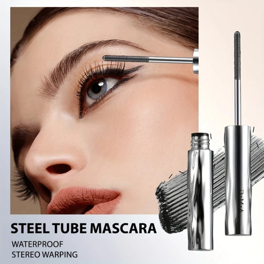 Stahlrohr-Mascara – Wasserfest, Spiralbürste, Verlängernd & Volumengebend