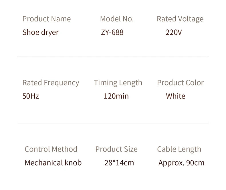 DryPro Flex: Elektrischer Schuhtrockner, Stiefelwärmer