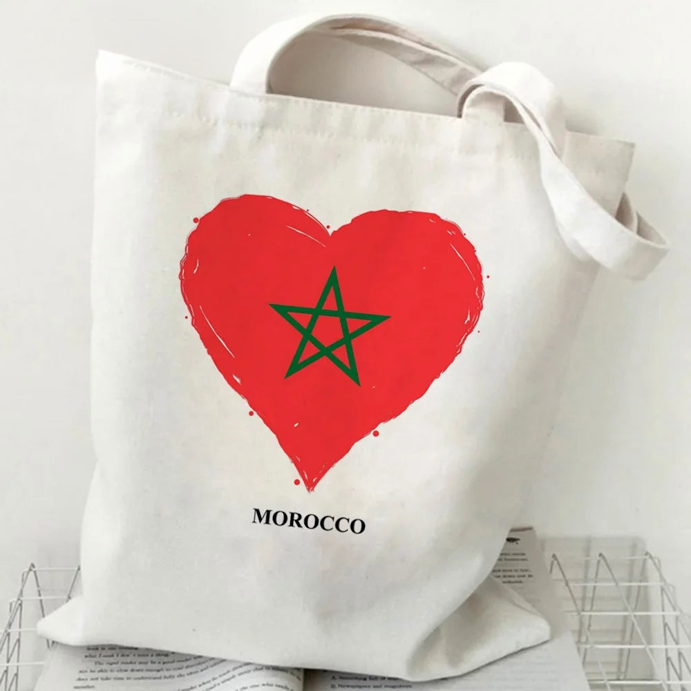 Marokkanische Eco-Einkaufstasche aus Jute – Wiederverwendbar, Faltbar & Nachhaltig