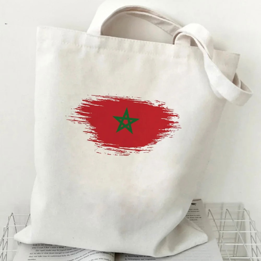 Marokkanische Eco-Einkaufstasche aus Jute – Wiederverwendbar, Faltbar & Nachhaltig