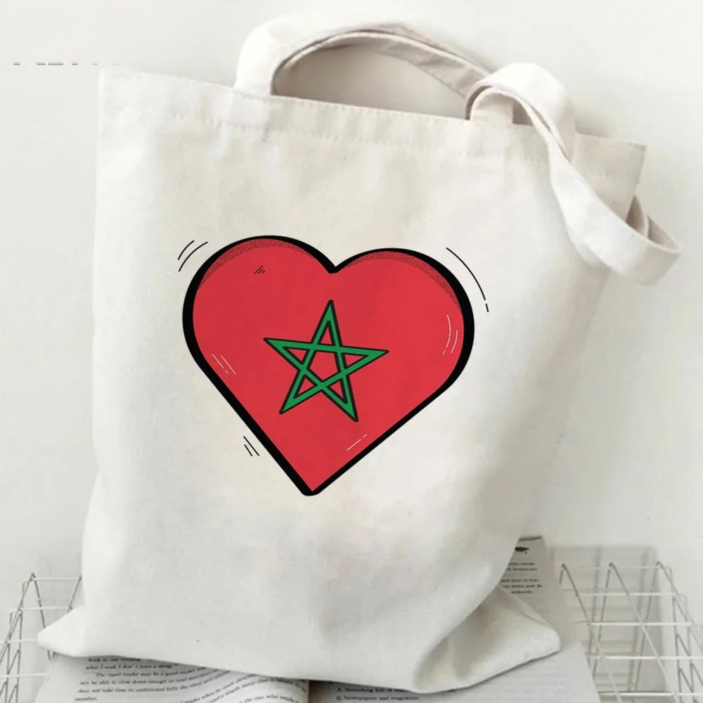 Marokkanische Eco-Einkaufstasche aus Jute – Wiederverwendbar, Faltbar & Nachhaltig