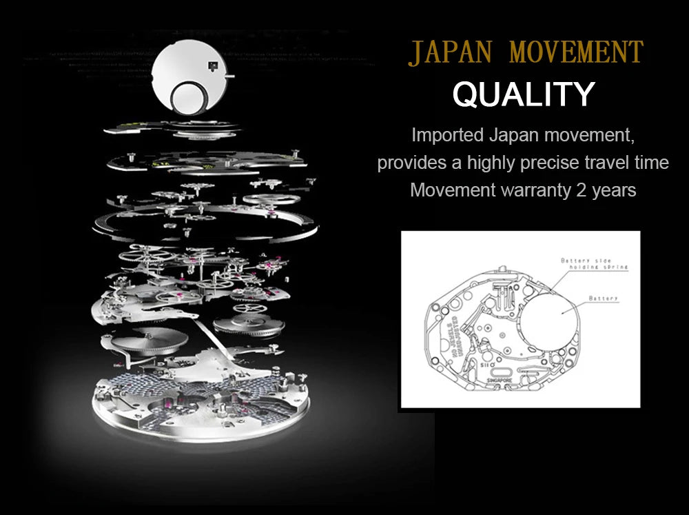 Hannah Martin Ultra Dünne Quarz Männer Uhr Edelstahl Mesh Uhren Männer Einfache Mode Business Japan Armbanduhr Uhr Männlich