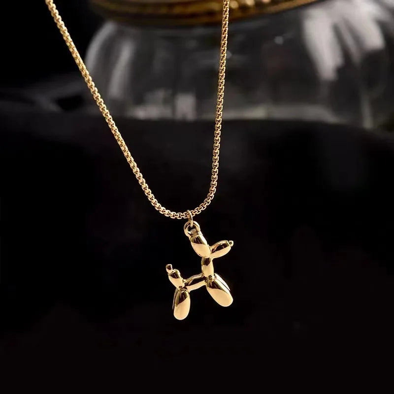 DIEYURO Ballon Hund Halskette