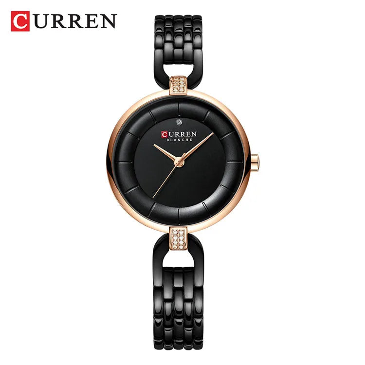 Frauen Uhr CURREN Luxus Marke Mode Casual Damen Quarz Armbanduhr Rose Gold Edelstahl Mesh Kleid Uhr Für Mädchen