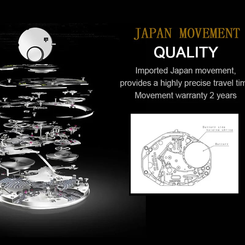 Hannah Martin Ultra Dünne Quarz Männer Uhr Edelstahl Mesh Uhren Männer Einfache Mode Business Japan Armbanduhr Uhr Männlich