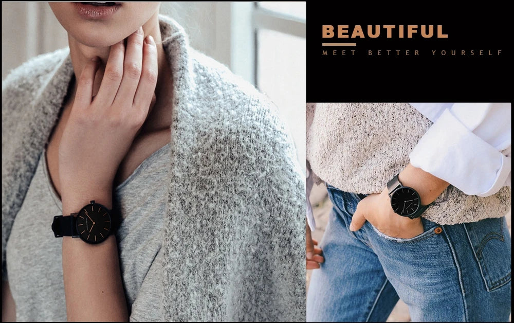 Hannah Martin Top Marke Luxus Uhren Frauen Edelstahl Mesh Gürtel Uhr Japan Quarzwerk Uhr Damen Armbanduhr
