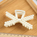Koreanische Imitation Perle Haarnadeln Geometrische Haar Krallen Bad Große Fang Clip Shark Clip Zurück Kopf Haar Clip Frauen Haar Zubehör