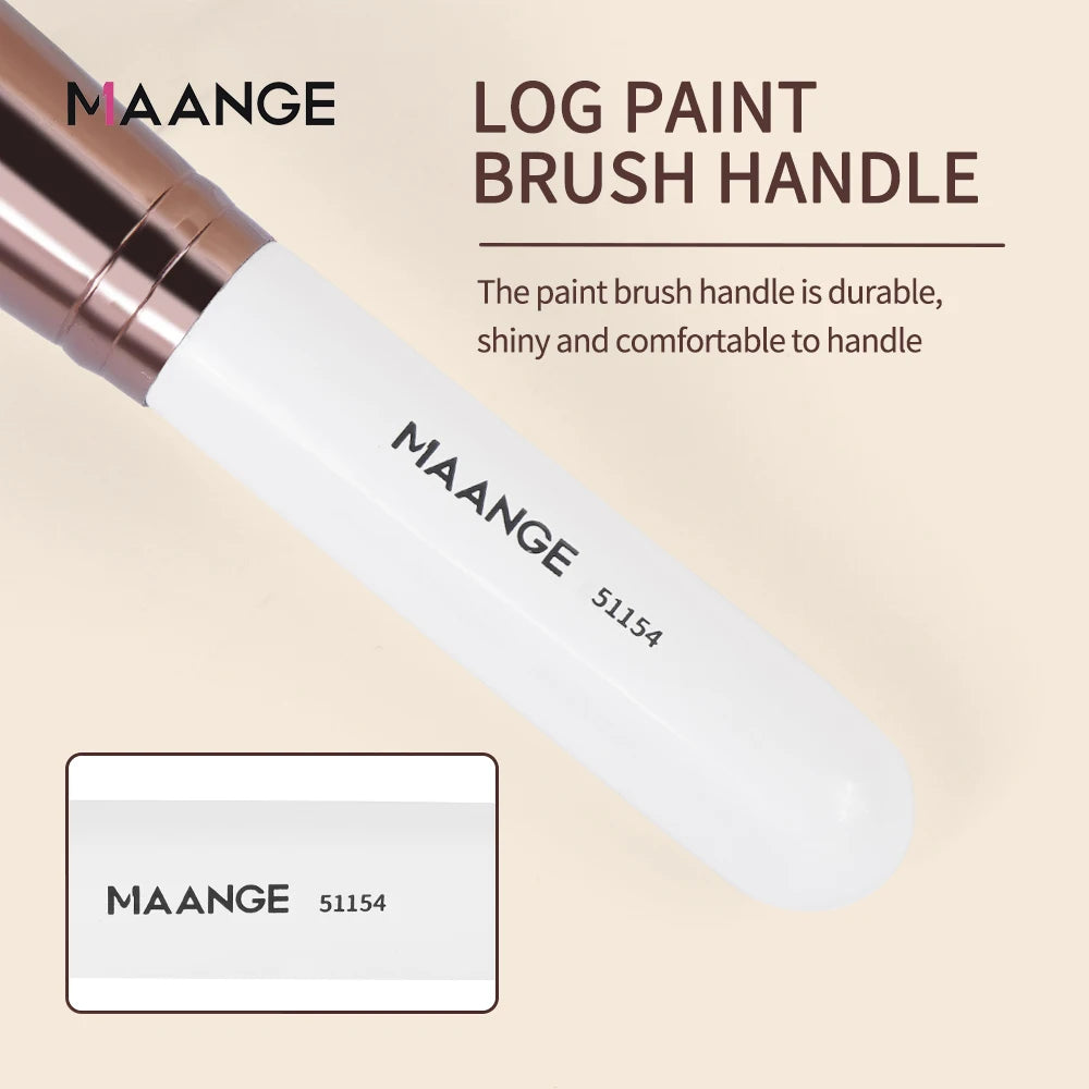 Maange 1PCS Make-Up Pinsel mit Box Foundation Concealer Pulver Erröten Kontur Pinsel Dichten Weichen Borsten Pinsel Schönheit Werkzeug für Frauen