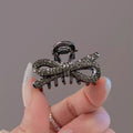 Neue Mode Legierung Strass Greif Clip Glänzende Strass Pferdeschwanz Clip Haarnadel Für Mädchen Frauen Kopfschmuck Schmuck Dekoration