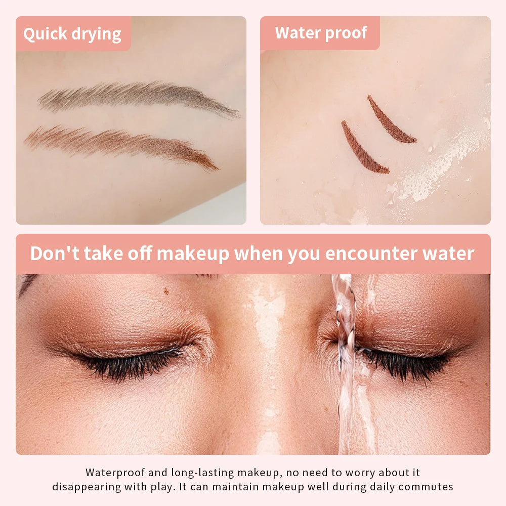 1PC Eyeliner-Stift wasserfest, schnell trocknend, langlebig, glatt und leicht zu färben, natürliches Augen-Make-up erstellen
