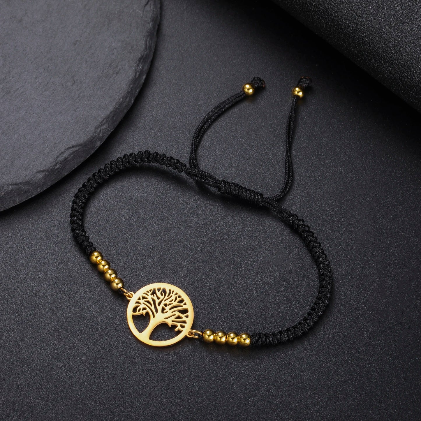 Edelstahl-Armband mit Lebensbaum-Anhänger – Klassischer Schmuck für Damen und Herren