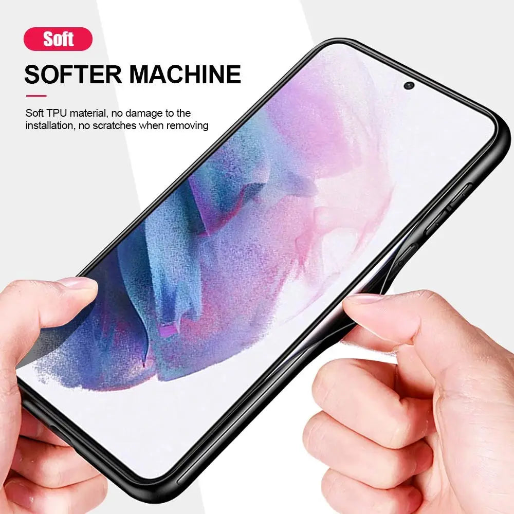 Handyhülle für Samsung Galaxy – Weiche TPU-Hülle mit Baum-, Enten-, Zitronen- & Blumenmuster