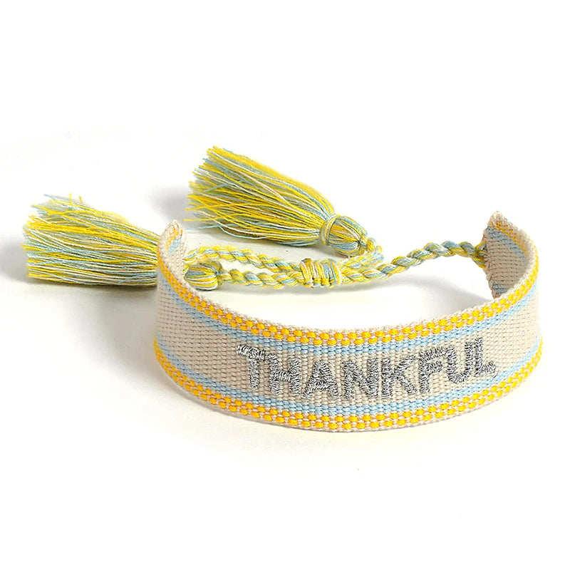BEST MOM Stickerei-Armbänder, verstellbares Armband, Geschenk für Super-Mama