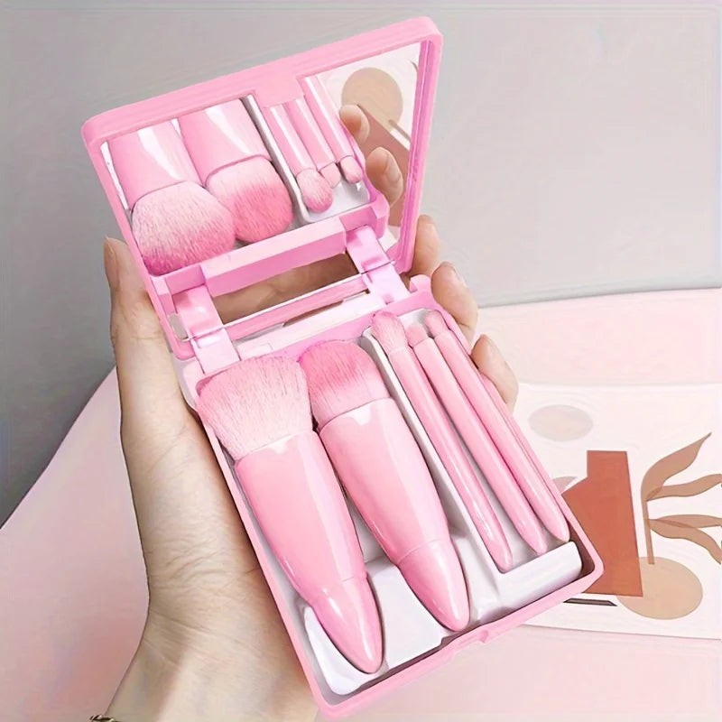 Make-up-Pinsel-Set mit Spiegel