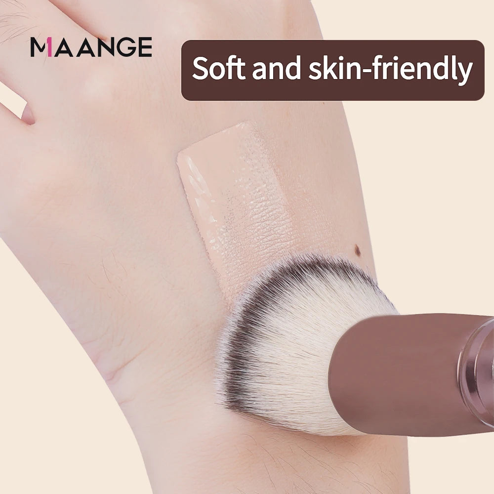 Maange 1PCS Make-Up Pinsel mit Box Foundation Concealer Pulver Erröten Kontur Pinsel Dichten Weichen Borsten Pinsel Schönheit Werkzeug für Frauen