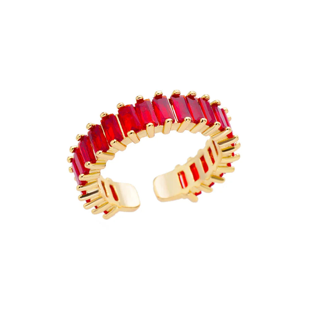 Bunte Zirkon Ringe Für Frauen Gold Farbe Edelstahl Farbige Zirkonia Ring Luxus Mode Hochzeit Schmuck Geschenk