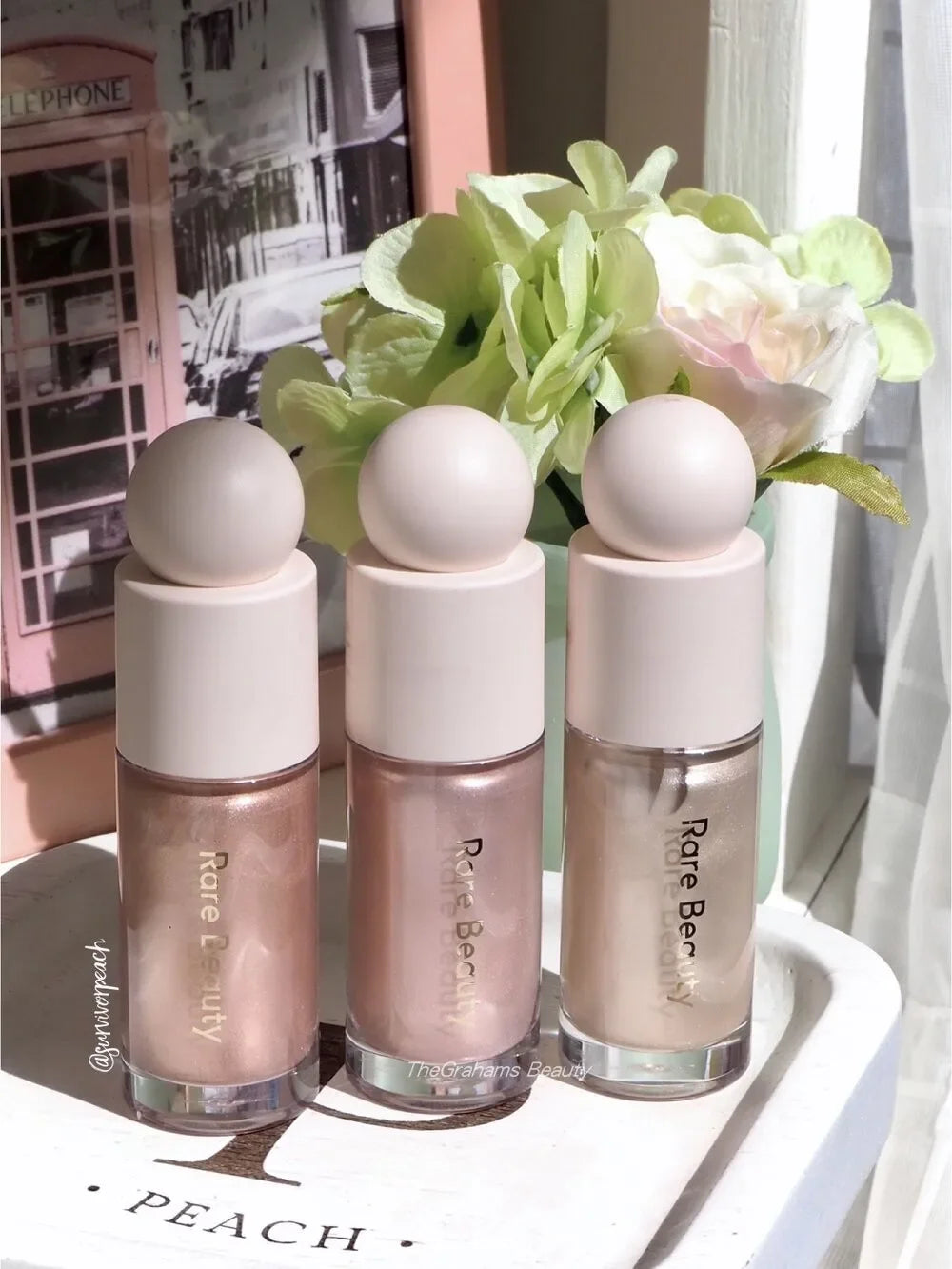 Seltener Schönheitspuder-Highlighter, Rouge, Wasser, Licht, Schimmer, wasserdicht, langlebig, Gesichtsbeleuchtung, Aufhellung des Liquid-Highlighters