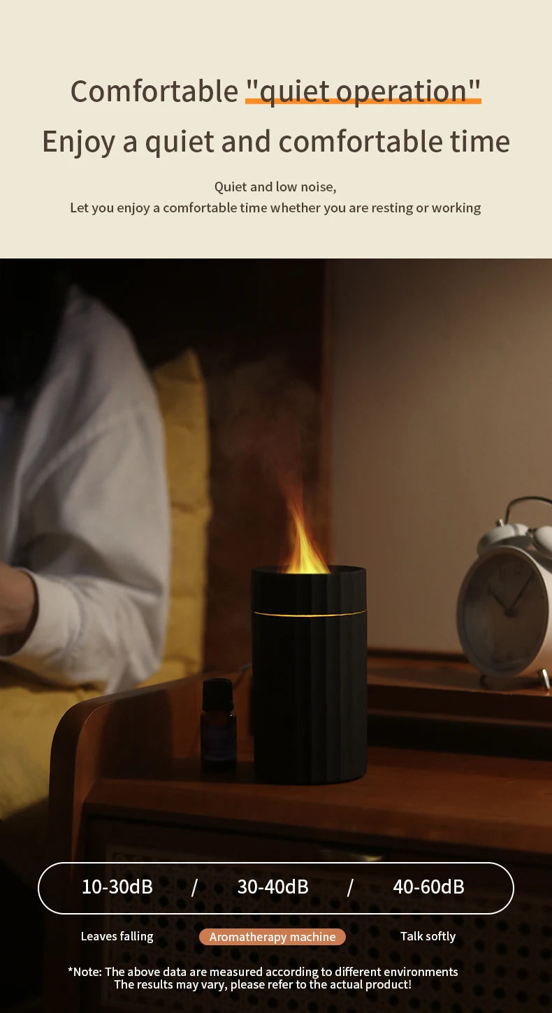 Tragbarer Aromatherapie-Diffusor, Aroma-ätherisches Öl, 100 ml, Desktop-Mini-Luftbefeuchter, Sprühgerät, buntes Nachtlicht, kreatives Geschenk