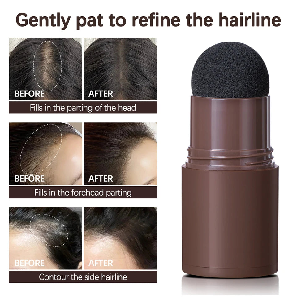 Haaraufbau-Reparatur-Stift, Fasern, Haar, sofort dickeres, volller aussehendes Haar, 6 Farbtöne für Männer und Frauen