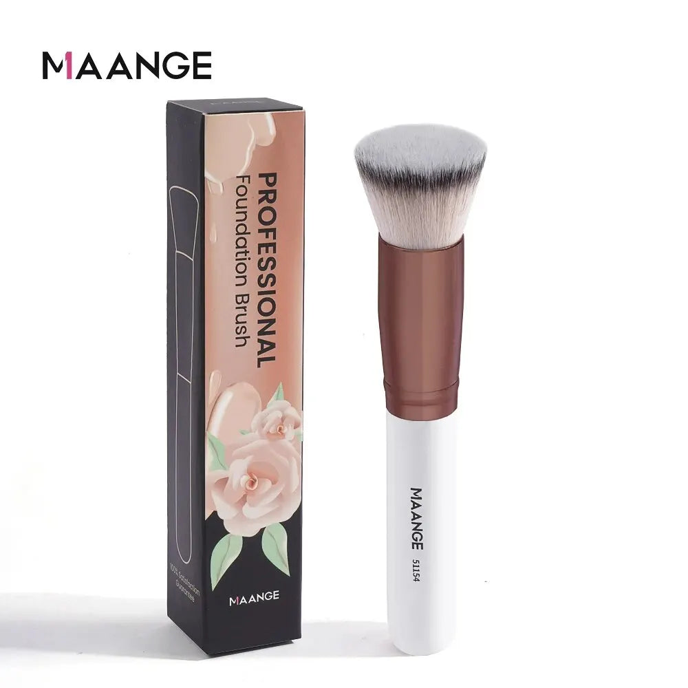 Maange 1PCS Make-Up Pinsel mit Box Foundation Concealer Pulver Erröten Kontur Pinsel Dichten Weichen Borsten Pinsel Schönheit Werkzeug für Frauen