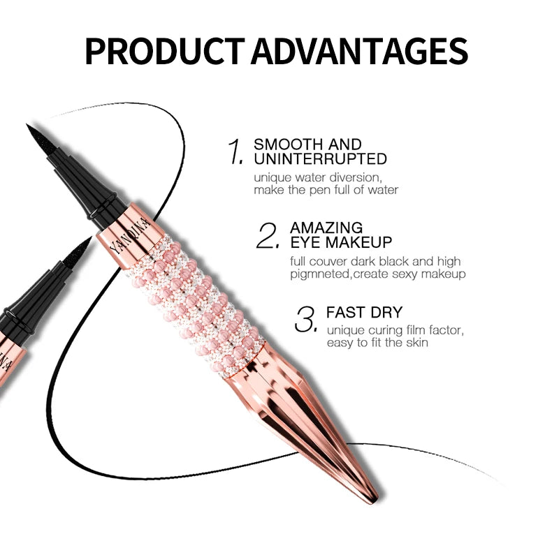 Präzisions-Liquid Eyeliner – Schwarz, langlebig & wasserfest