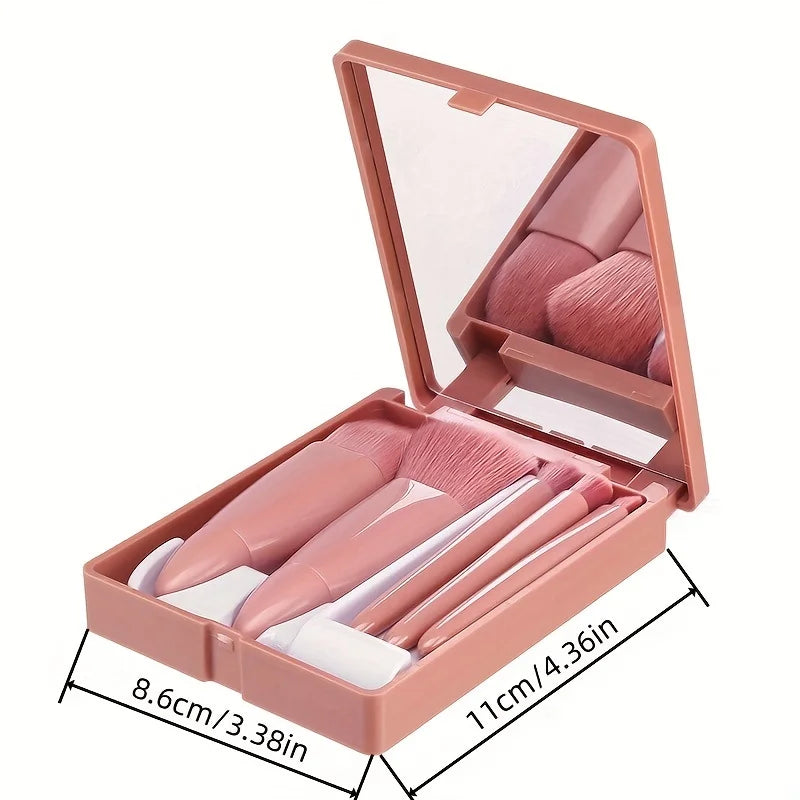 Make-up-Pinsel-Set mit Spiegel