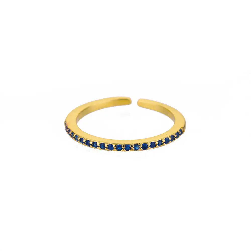 Mini Zirkon Grüne Ringe Für Frauen Edelstahl Gold Farbe Einstellbare Finger Ring Verlobung Hochzeit Weihnachten Schmuck Geschenk