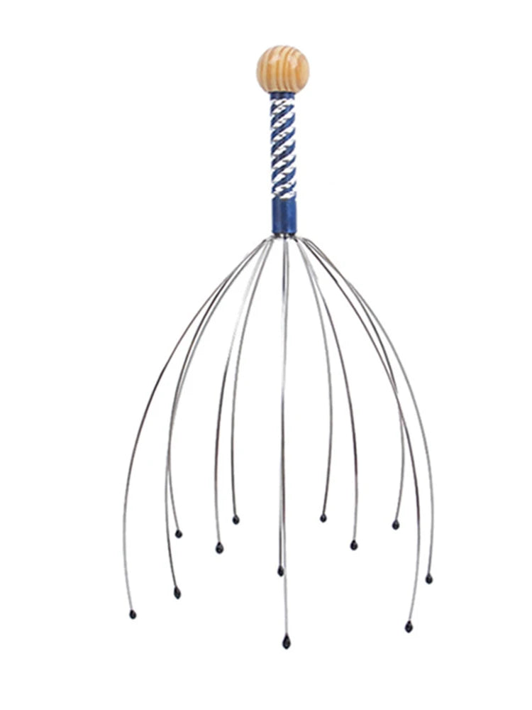 2er-Set Kopf-Massagegerät | Octopus Kopfhaut-Kraller für Entspannung