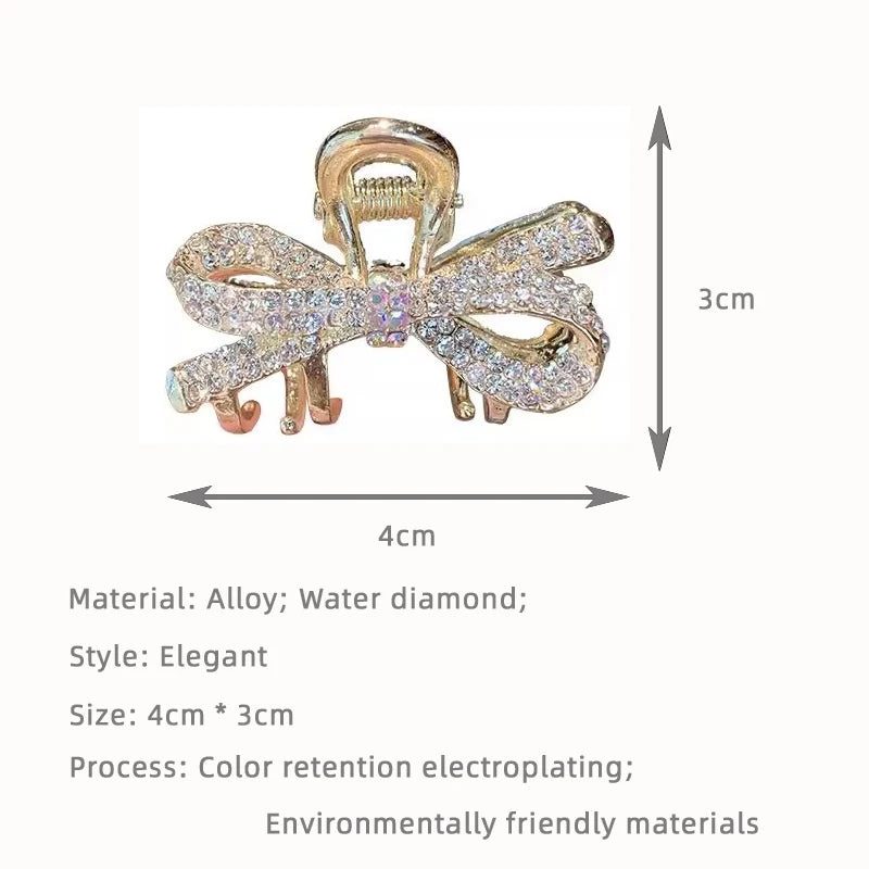 Neue Mode Legierung Strass Greif Clip Glänzende Strass Pferdeschwanz Clip Haarnadel Für Mädchen Frauen Kopfschmuck Schmuck Dekoration
