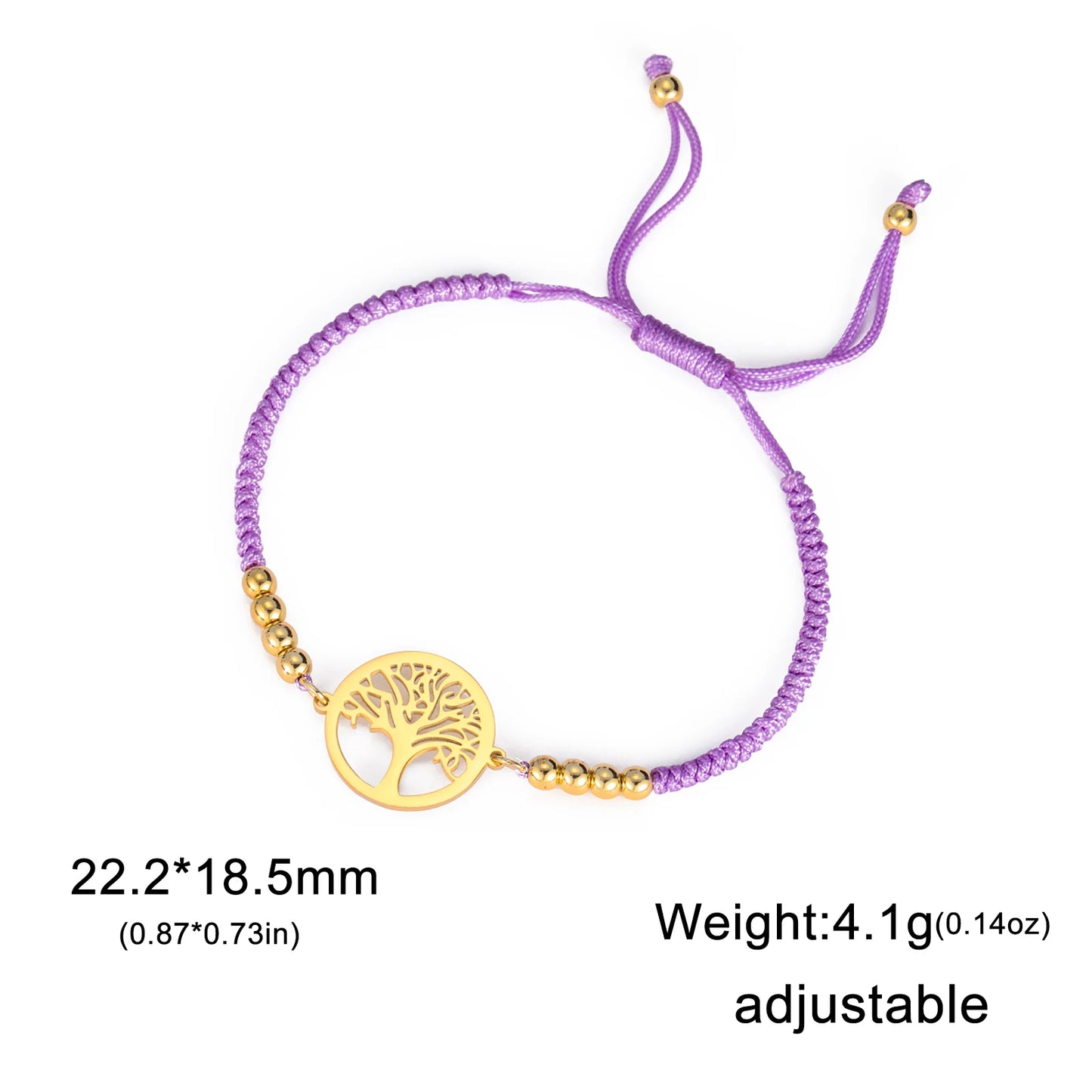 Edelstahl-Armband mit Lebensbaum-Anhänger – Klassischer Schmuck für Damen und Herren