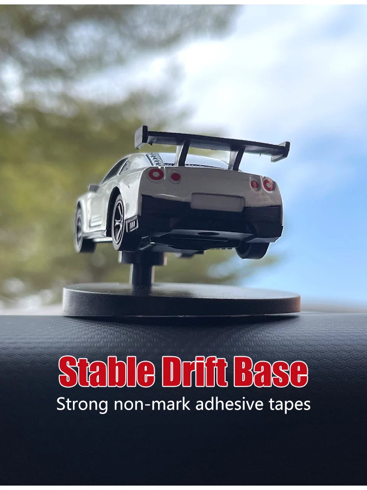 Drift Auto Armaturenbrett Spielzeugmodell Schaukel drehen coole Sportrennen Auto Ornamente Innenzubehör Dekorartikel Spaß Dekorationen Männer