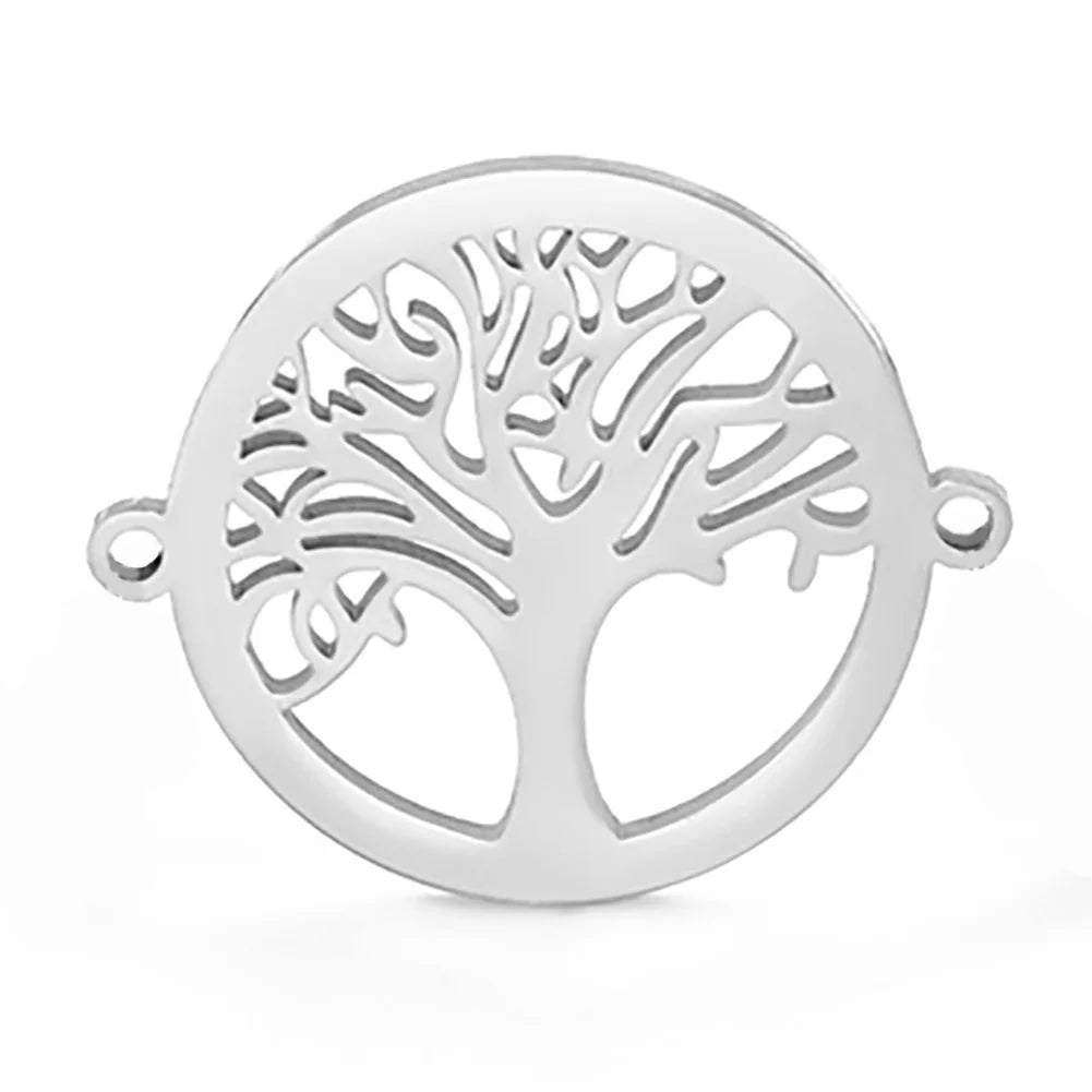 Edelstahl-Armband mit Lebensbaum-Anhänger – Klassischer Schmuck für Damen und Herren
