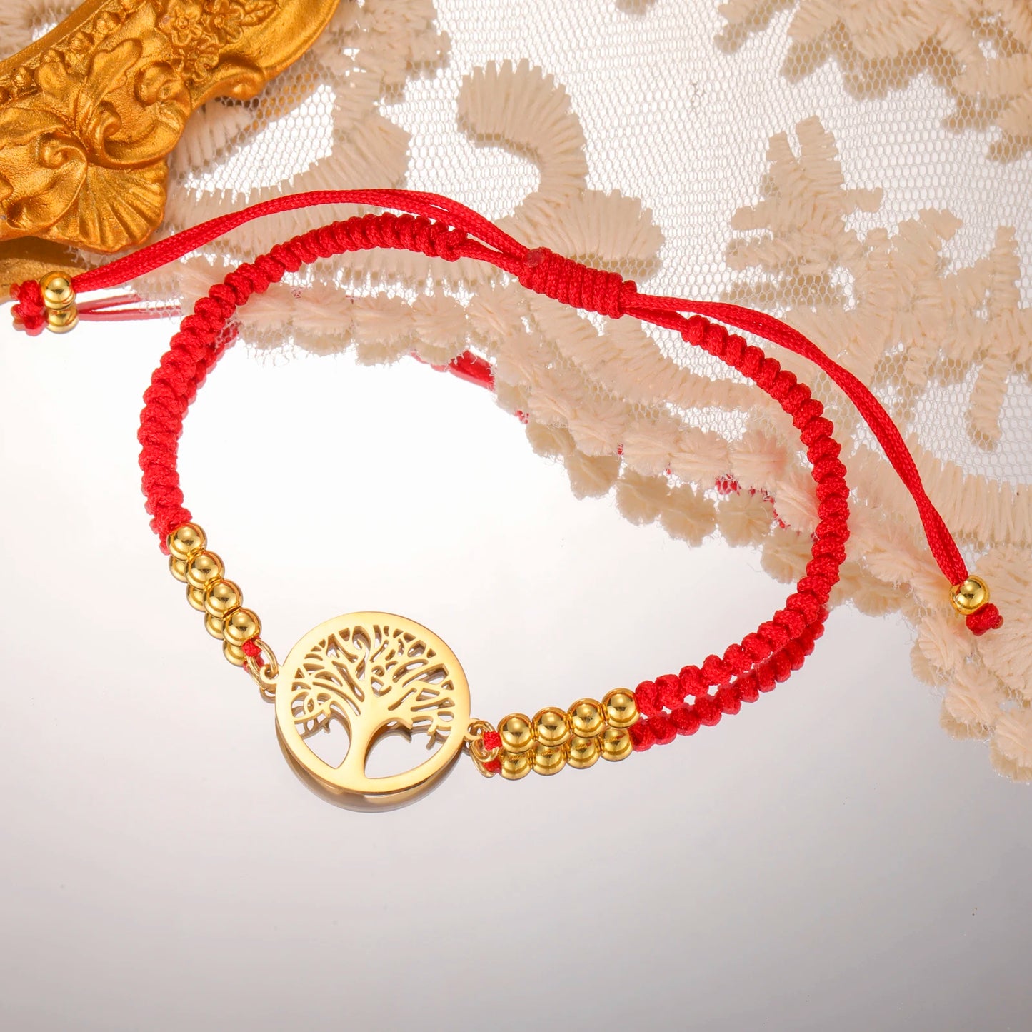 Edelstahl-Armband mit Lebensbaum-Anhänger – Klassischer Schmuck für Damen und Herren