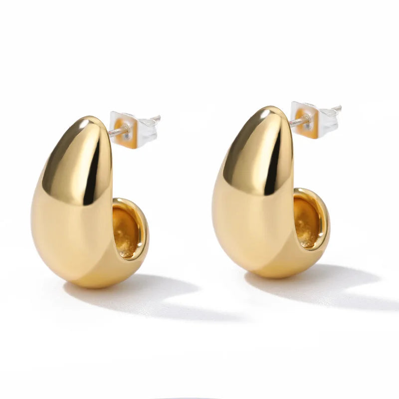 Luxus Stern Pendientes Ohrringe Für Frauen Mädchen Edelstahl Minimalistischen Hoop Piercing 2025, Neu Im y2k Schmuck aretes de mujer