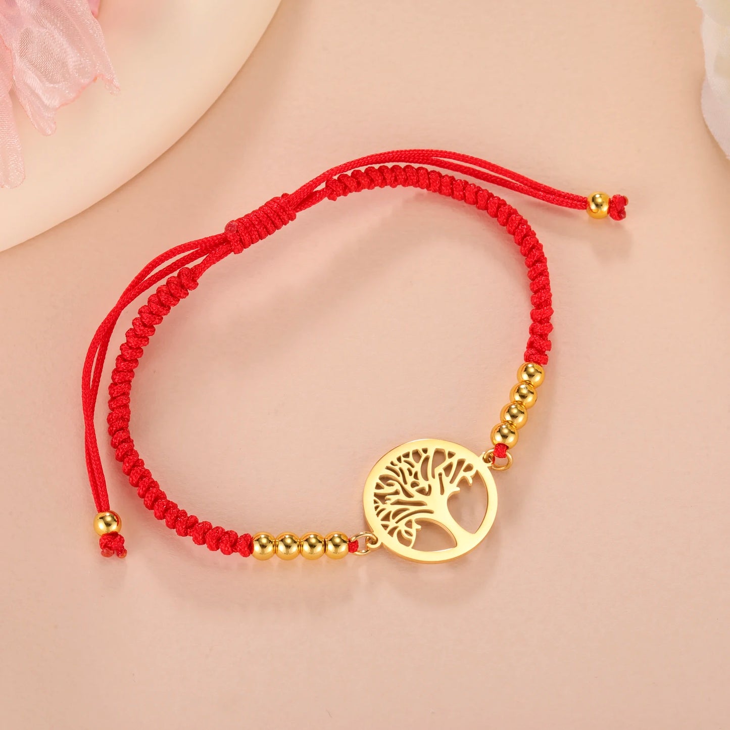 Edelstahl-Armband mit Lebensbaum-Anhänger – Klassischer Schmuck für Damen und Herren