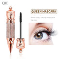 Mascara wasserdicht wisch fest längliche Wimpern Make-up-Tool, natürliche dicke Locken, Strass dekorative Schale