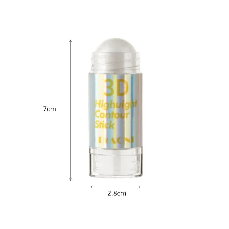 3D Highlighter & Contouring Stick – Schimmernder Creme-Highlighter für ein strahlendes Gesicht