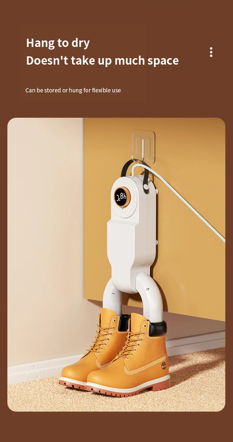 DryPro Flex: Elektrischer Schuhtrockner, Stiefelwärmer