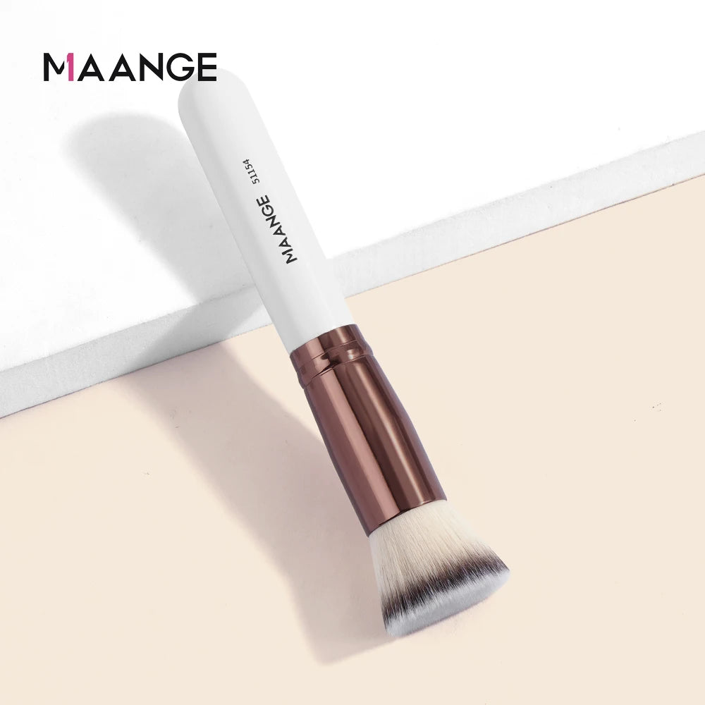 Maange 1PCS Make-Up Pinsel mit Box Foundation Concealer Pulver Erröten Kontur Pinsel Dichten Weichen Borsten Pinsel Schönheit Werkzeug für Frauen