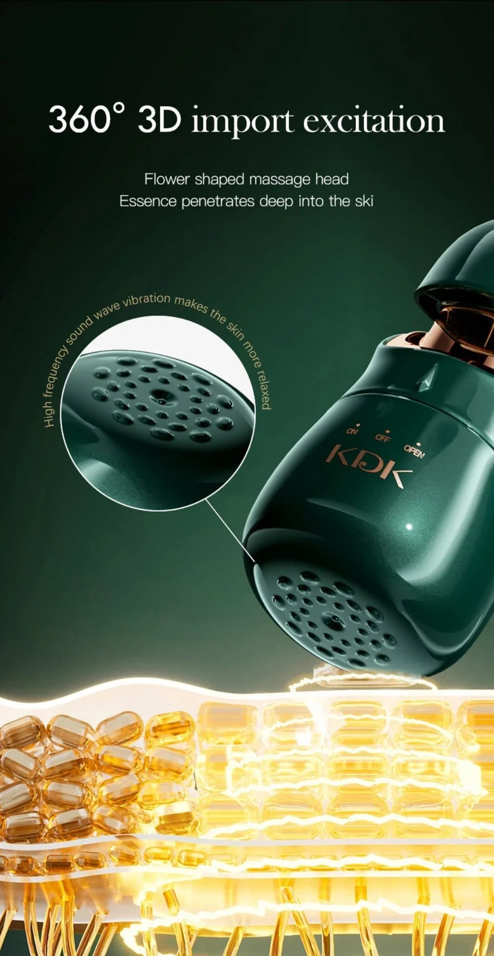 3-in-1 Gesichtslifting & Halsmassagegerät | EMS Anti-Aging & Hautstraffung