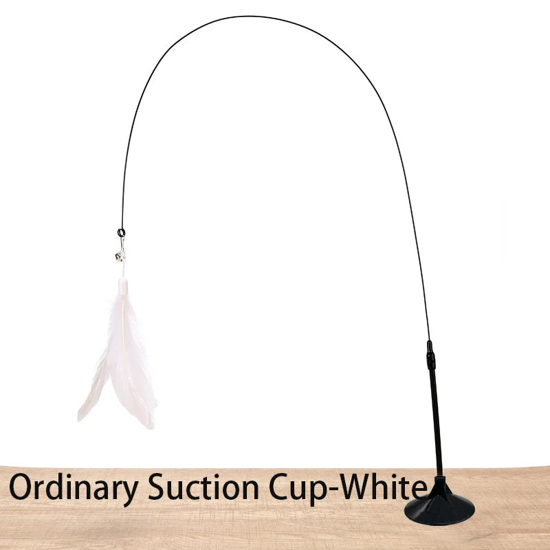 Interaktiver Katzenstab mit Feder & Glocke | Spielzeug für Katzen