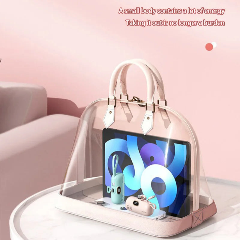 Mini Powerbank 30000 mAh | Tragbarer Externer Akku mit Schnellladefunktion