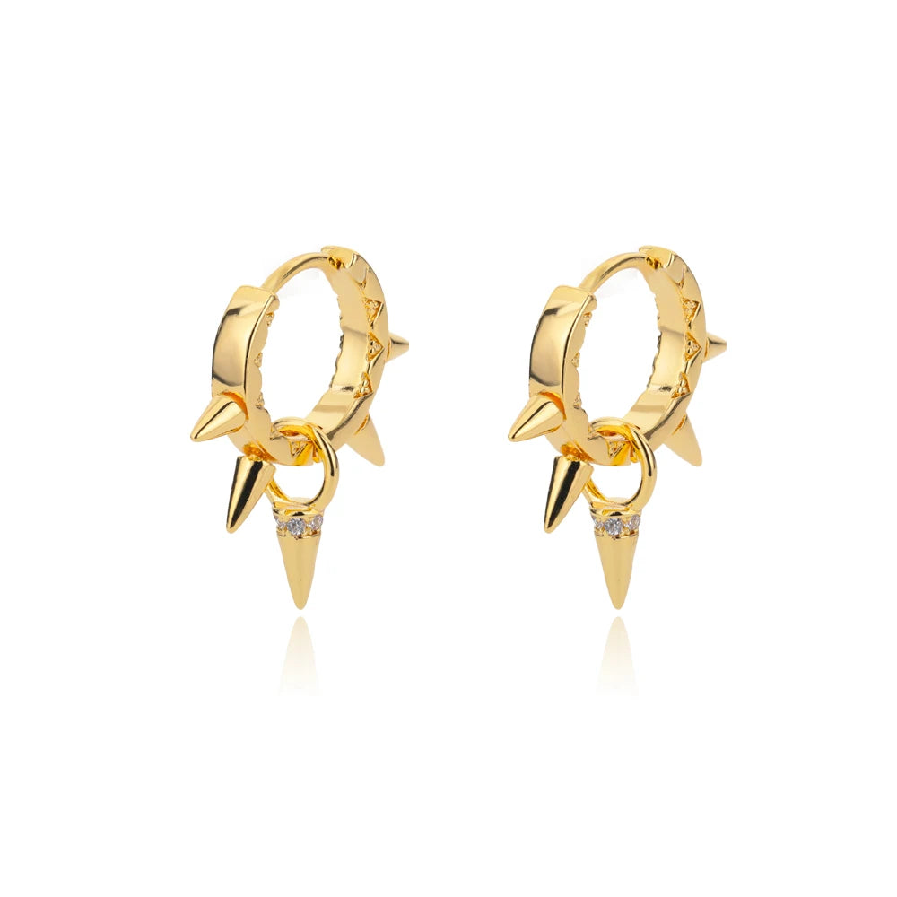 Luxus Stern Pendientes Ohrringe Für Frauen Mädchen Edelstahl Minimalistischen Hoop Piercing 2025, Neu Im y2k Schmuck aretes de mujer