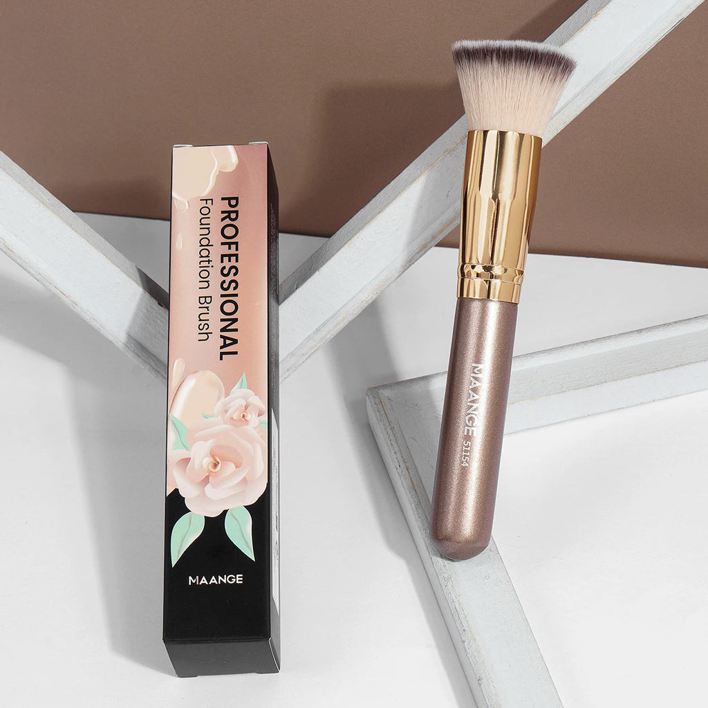 Maange 1PCS Make-Up Pinsel mit Box Foundation Concealer Pulver Erröten Kontur Pinsel Dichten Weichen Borsten Pinsel Schönheit Werkzeug für Frauen