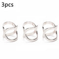 3 stücke Mode Kreuz Schal Clip X Form Metall Broschen Für Frauen Hohl Bogen Schals Schnalle Halter Schals Schmuck Kleidung zugriffs