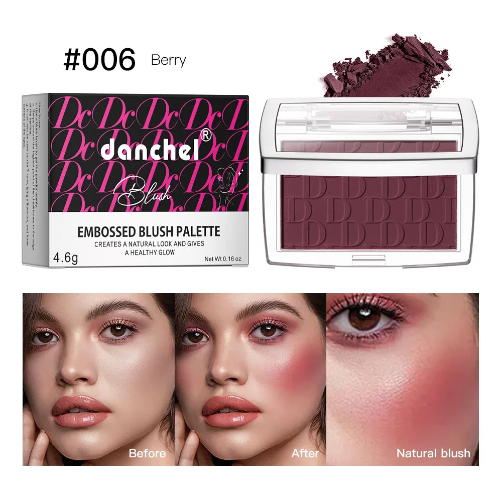 Gesichtsrouge, matt, natürlich, Wangentönung, erhellt das Gesicht, rosa, rot, Gesichtskonturierung, Kosmetik, Rouge, Puder, weiches weibliches Make-up
