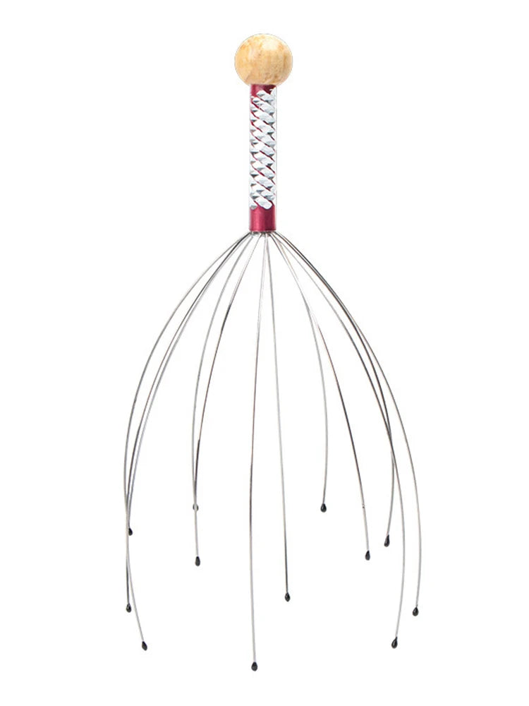 2er-Set Kopf-Massagegerät | Octopus Kopfhaut-Kraller für Entspannung