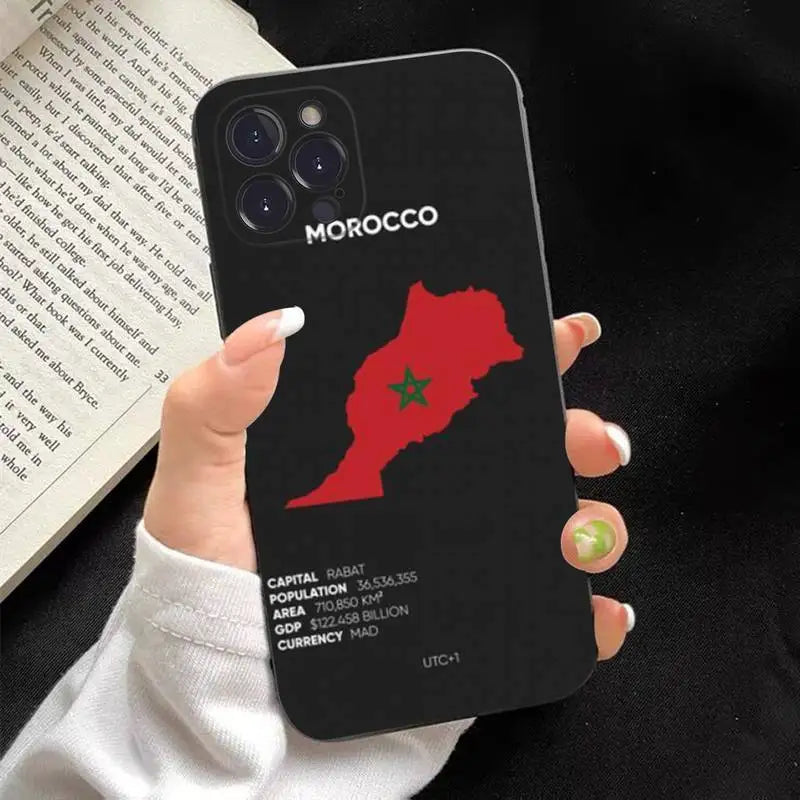 iPhone Silikonhülle mit Marokko-Design