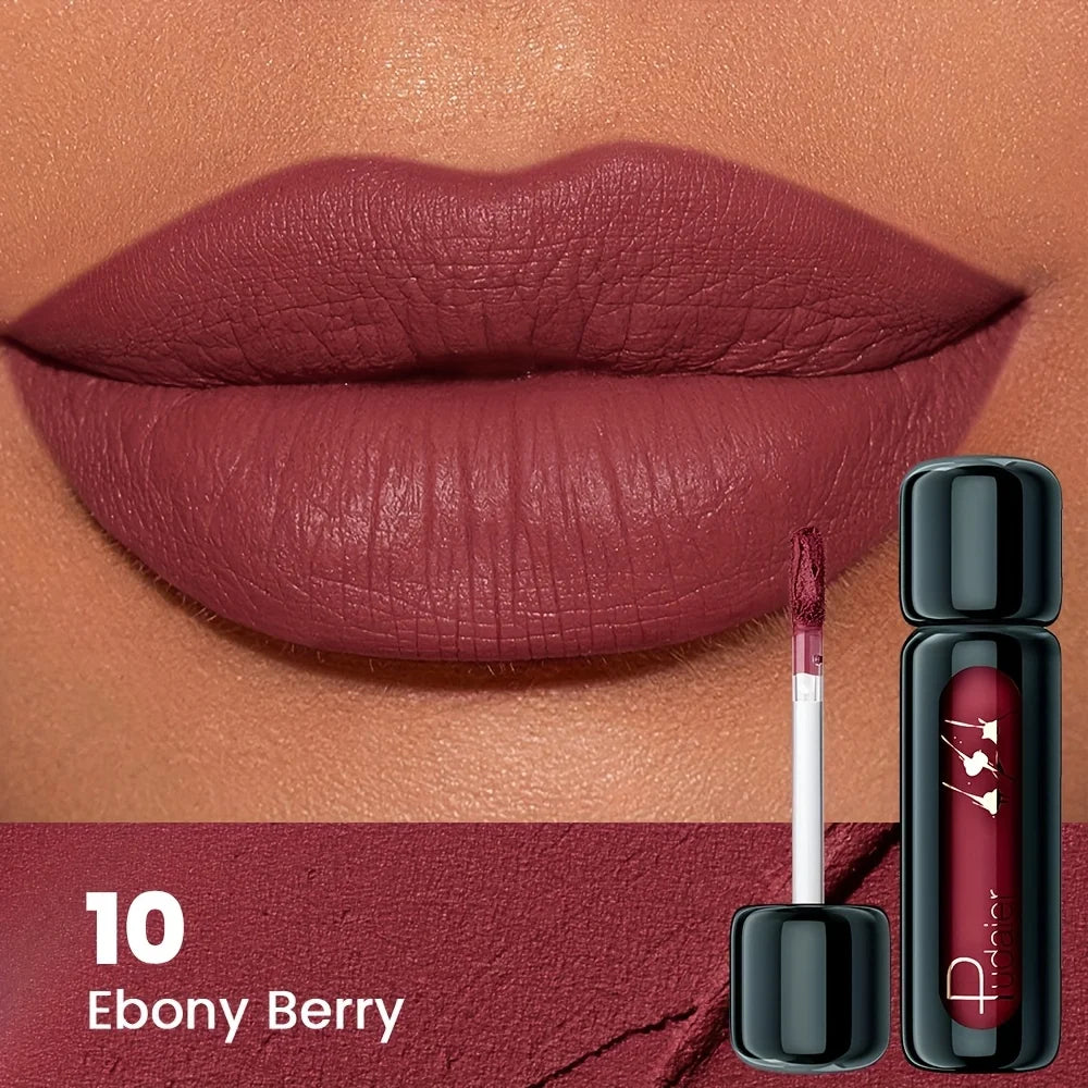 1 Stück mattierter Samt-Lipgloss, hochsättigter flüssiger Lippenschlamm, langlebig, antihaftbeschichtet, kompatibel mit allen Hauttöpfen, Muttertagsgeschenk