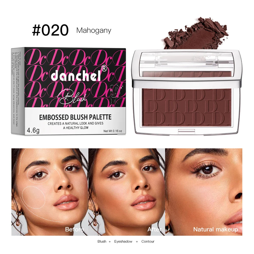Gesichtsrouge, matt, natürlich, Wangentönung, erhellt das Gesicht, rosa, rot, Gesichtskonturierung, Kosmetik, Rouge, Puder, weiches weibliches Make-up